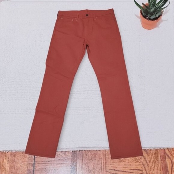 LEVI'S #513 Limited Edition Slim Straight Salmon Jeans - Picture 6 of 16